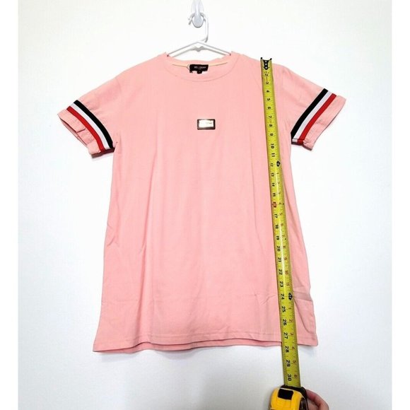 Well Known Studios Bowery 2 Pink Crew Neck Tee NEW Men's Size S Ringer T Shirt - Picture 7 of 10